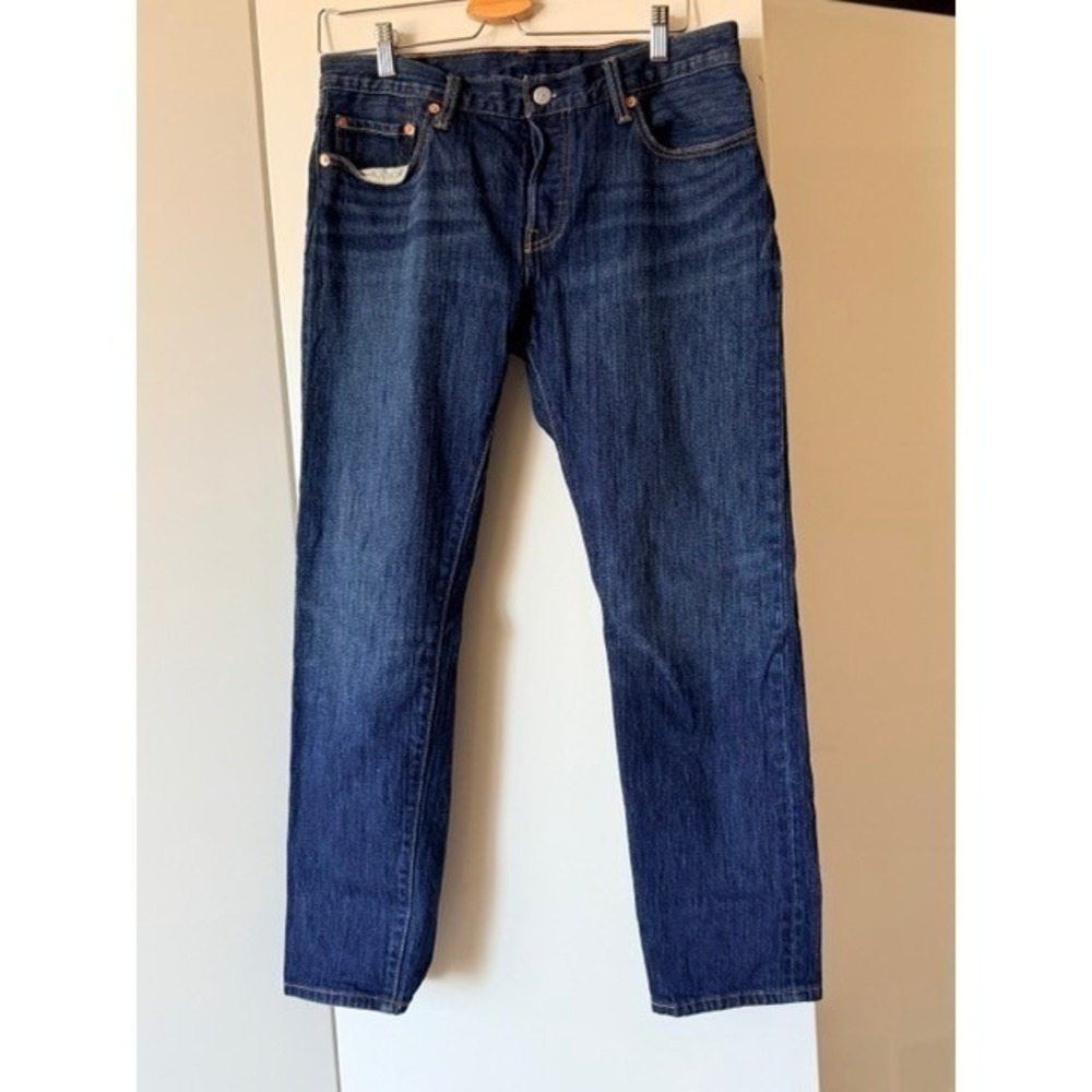 Levi's 501 CT Customized Tapered Dark Wash Jeans Women's 32x26 Sz 32W